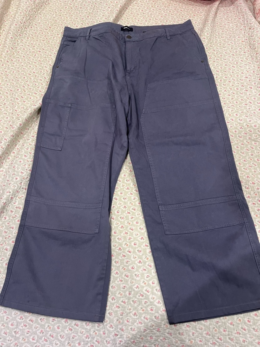 Fashion Nova Men's Cargo Pants in Slate